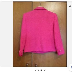 ZARA Textured Pink Blazer With Buttons Size S